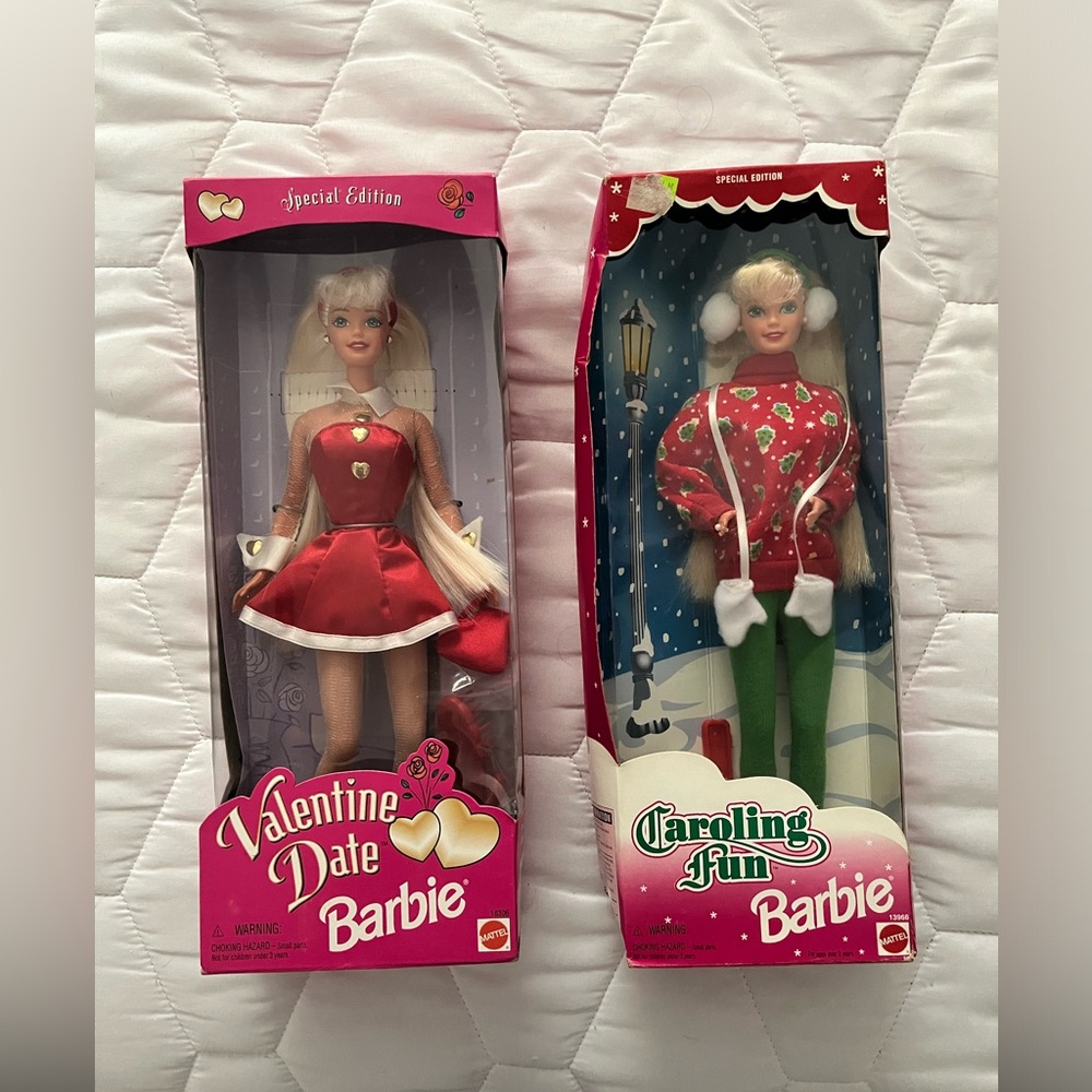 Valentine and Caroling Barbie